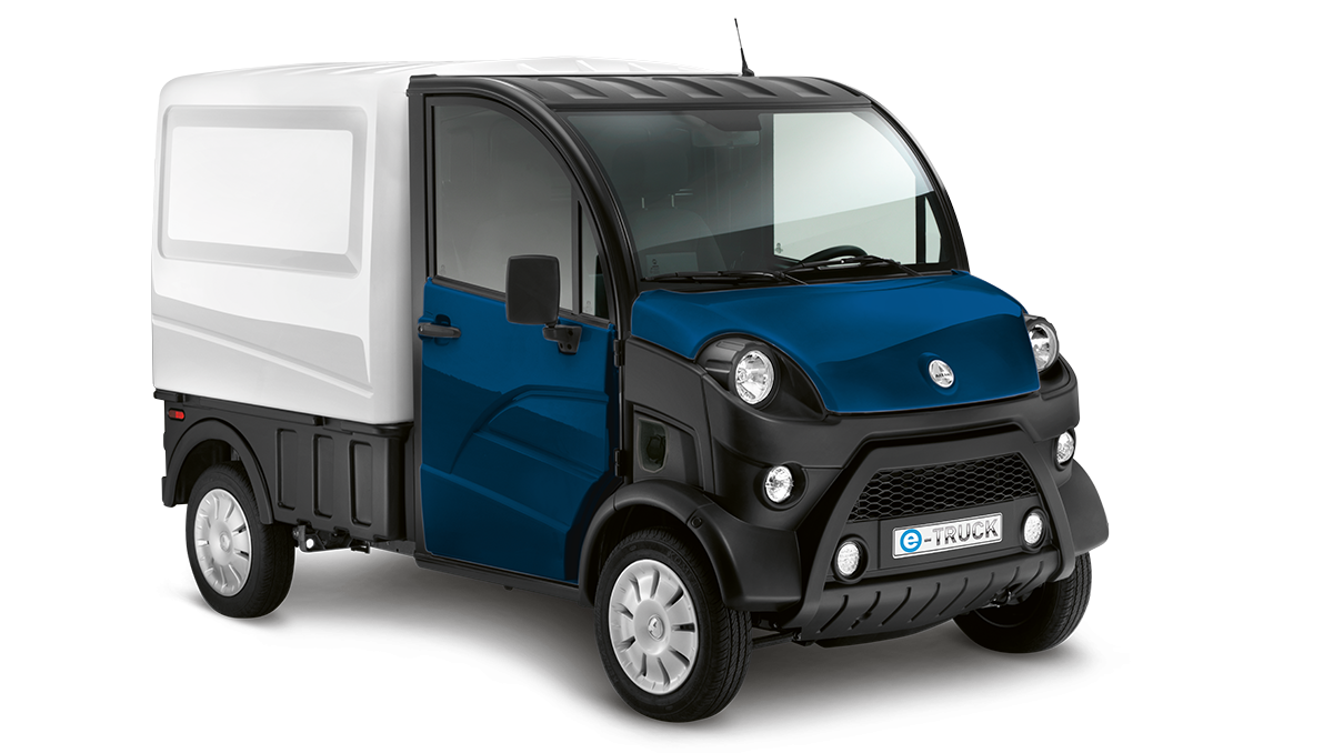 Aixam Pro E-Truck Van 48V Saphirblau Metallic