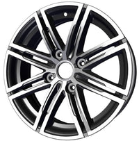 15" Alufelge 8 Doppelspeichen Diamant