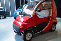 Charly Luxe 1-Sitz Weinrot Elektro 15km/h