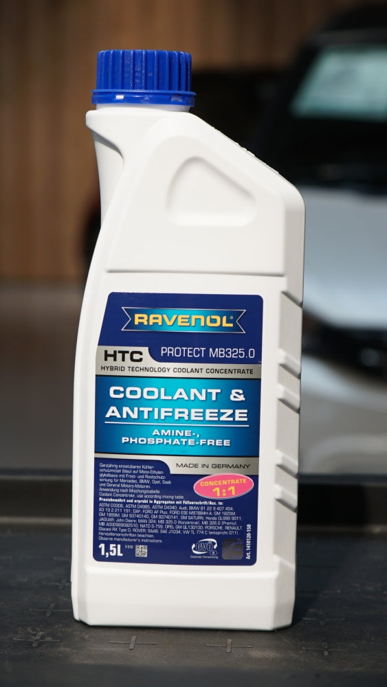 RAVENOL Alu-Kühlerfrostschutz Exclusiv – 1,5 Liter, Blau, Für Kühlersysteme